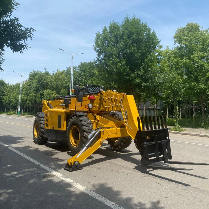Телескопический погрузчик длиной 18 м