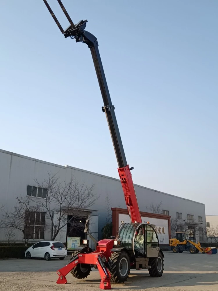 5m telescopic handler side view